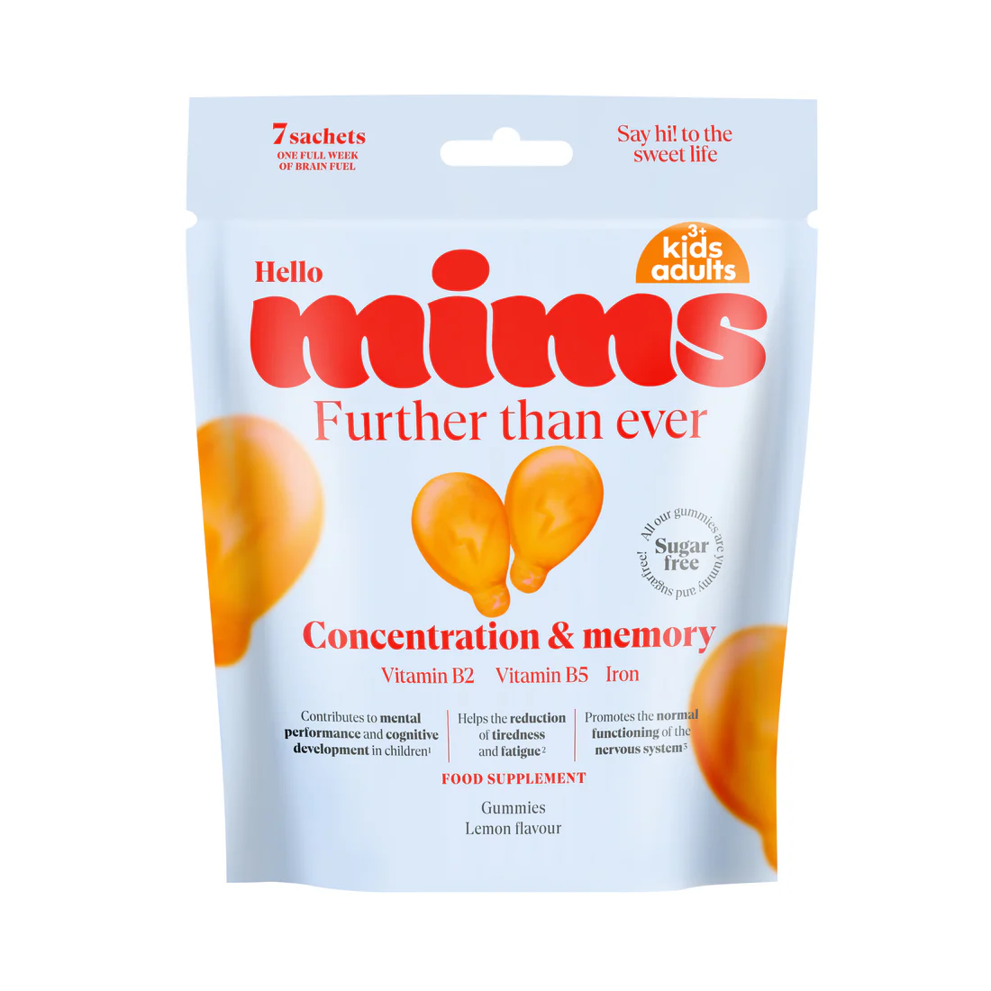 Mims Concentration & Memory Gummies