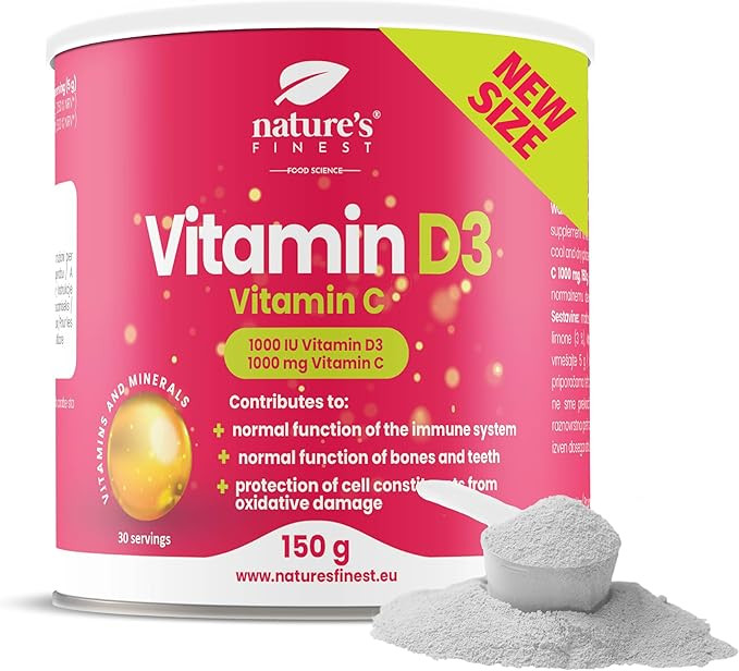 Nature’s Finest by Nutrisslim Vitamin D and C Immune System Booster
